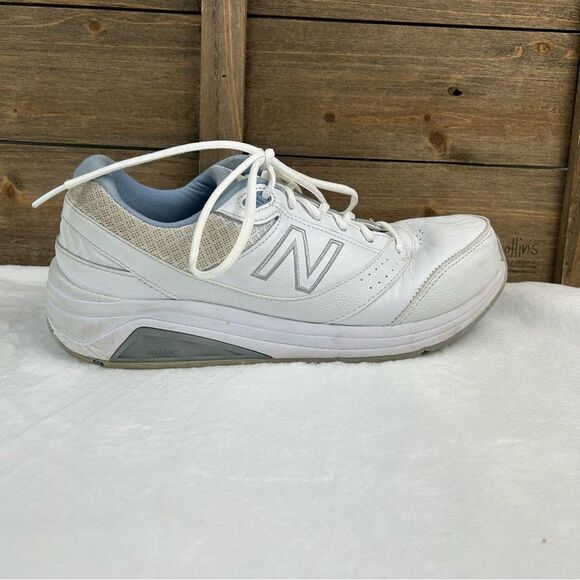New Balance 928v3 Lace Up Walking Shoes White With Blue Women’s Size 10.5 - Picture 10 of 13